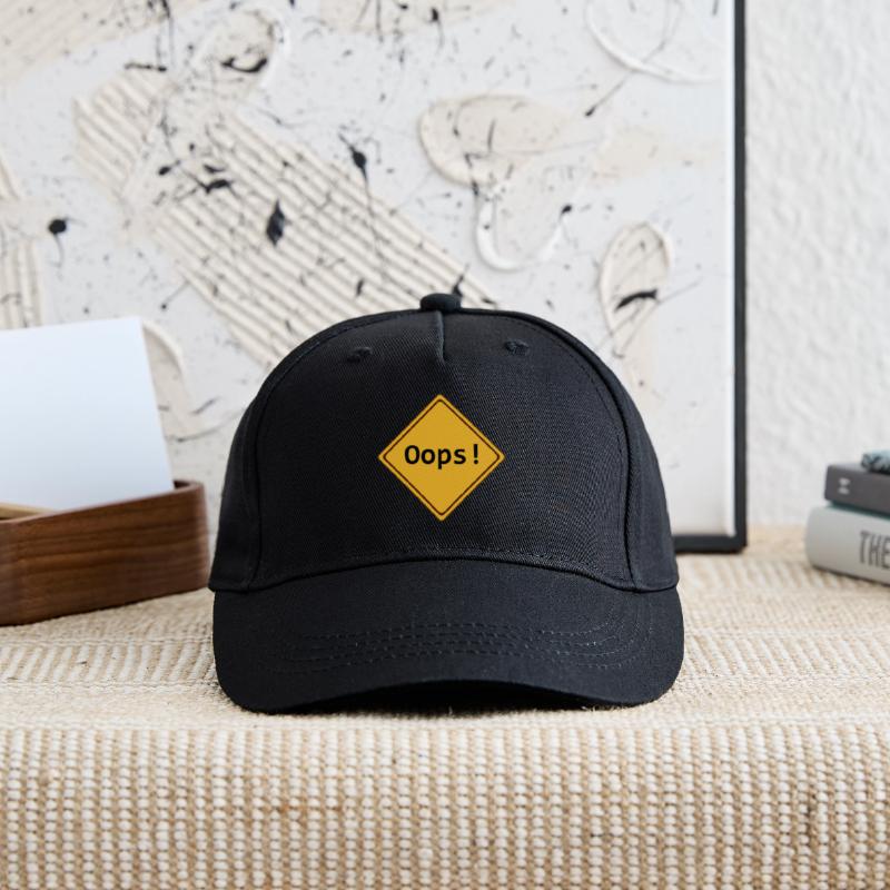 error, oops !, customizable Organic Kids’ Baseball Cap
