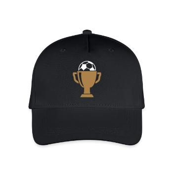 Football Cup - Gift for Winners - Organic Kids’ Baseball Cap - black - Front