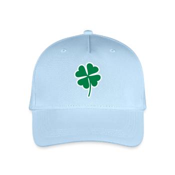 Lucky Clover - Organic Kids’ Baseball Cap - light blue - Front