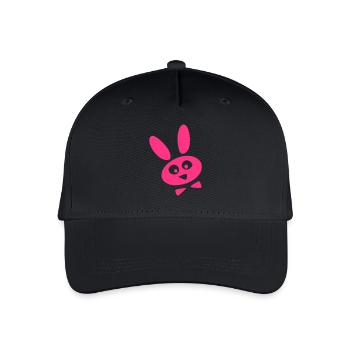hase - Kinder Bio Basecap - Schwarz - Vorne