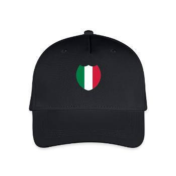 Italien / Italien (V) - Kinder Bio Basecap - Schwarz - Vorne