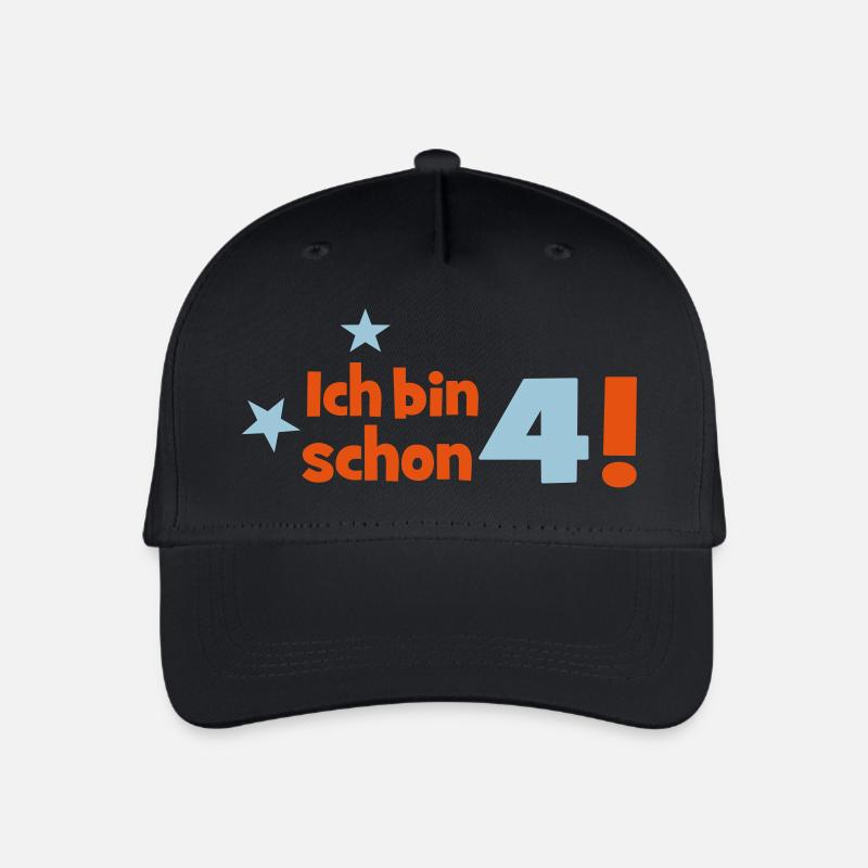 4 - Organic Kids’ Baseball Cap - black