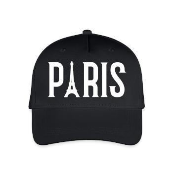 paris - Kinder Bio Basecap - Schwarz - Vorne