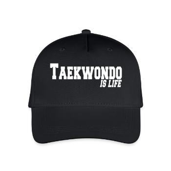 taekwondo is life - Organic Kids’ Baseball Cap - black - Front