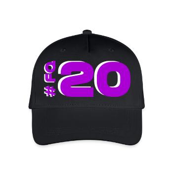 FQ20-2025-catalonia - Organic Kids’ Baseball Cap - black - Front