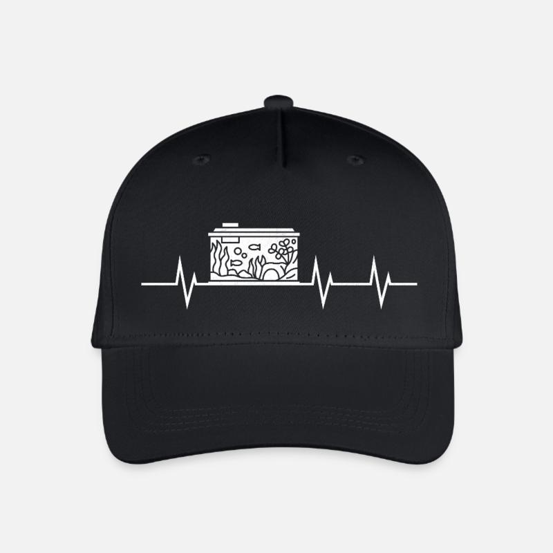 Heartbeat Aquarium - Kinder Bio Basecap - Schwarz