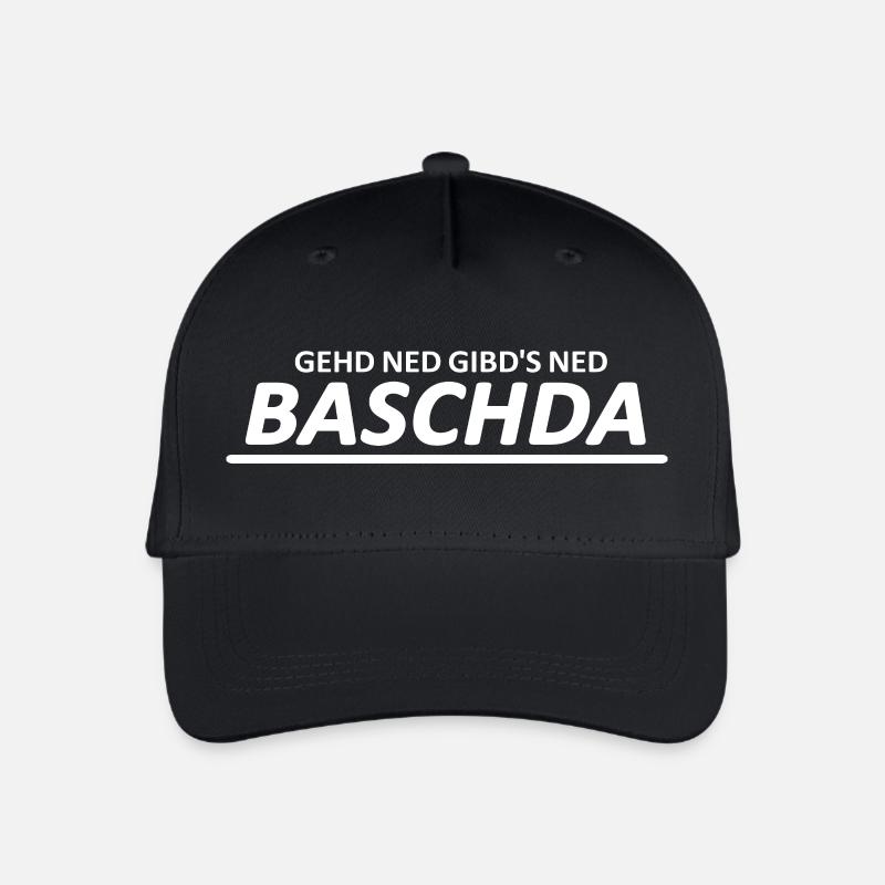 Ged ned gibds ned - Baschda - Organic Kids’ Baseball Cap - black