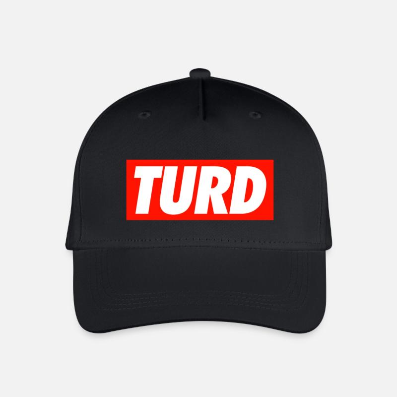 Turd - Organic Kids’ Baseball Cap - black