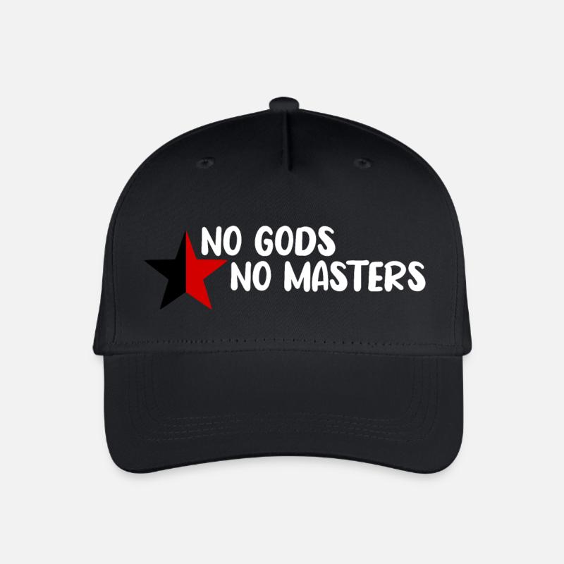 No Gods No Masters - Kinder Bio Basecap - Schwarz