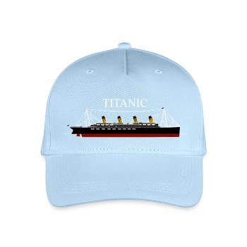 Titanisch - Kinder Bio Basecap - Hellblau - Vorne