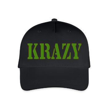 KRAZY GREEN - Kinder Bio Basecap - Schwarz - Vorne