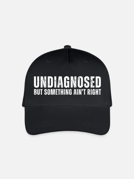 Nicht diagnostiziert, aber irgendetwas stimmt nicht - Kinder Bio Basecap - Schwarz