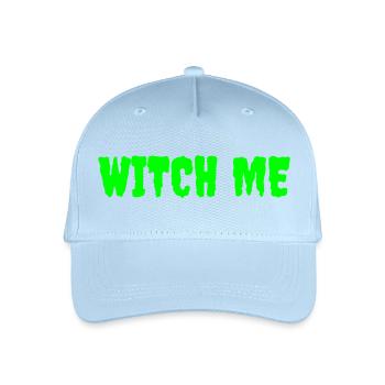 Magische Hexerei Thema T-Shirt Design - Kinder Bio Basecap - Hellblau - Vorne