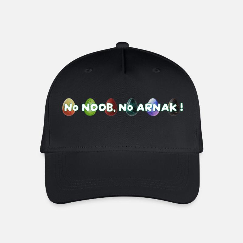 No Noob no arnak ! - Casquette de baseball bio Enfant - noir