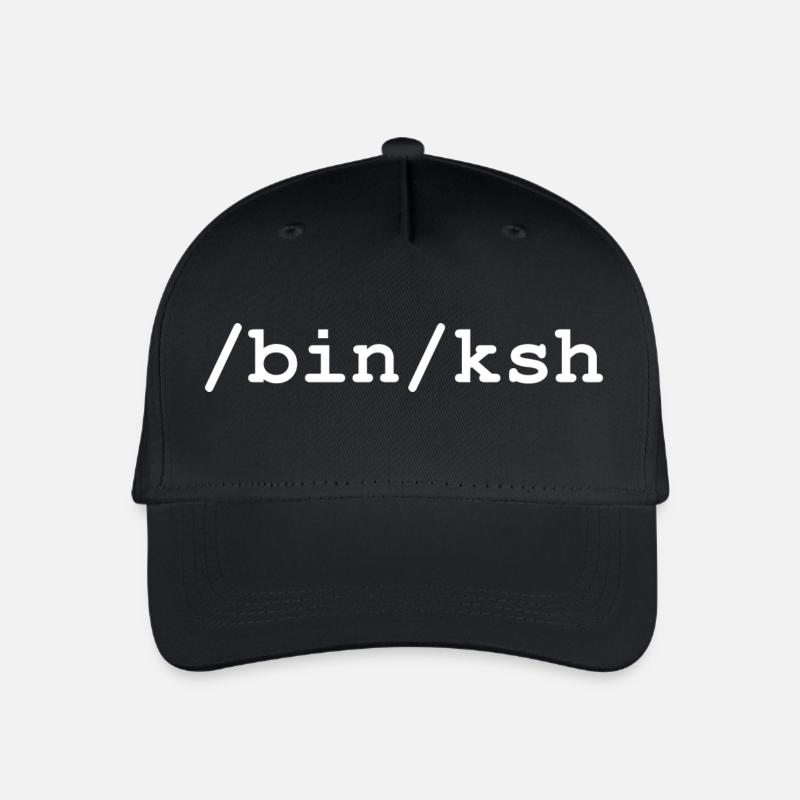 KornShell - /bin/ksh - Kinder Bio Basecap - Schwarz