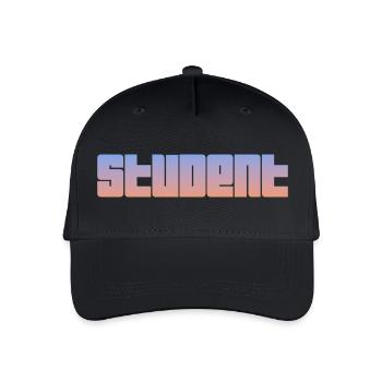 Stundent Summer Logo - Organic Kids’ Baseball Cap - black - Front