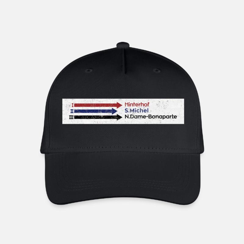Katakomben Bunker Paris - Kinder Bio Basecap - Schwarz