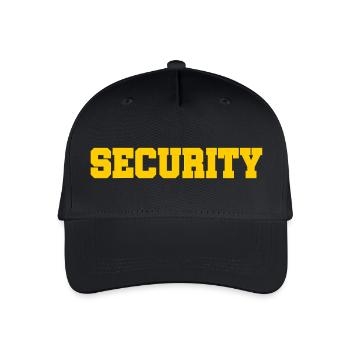 Security - Security Service - Guarding - Protection - Organic Kids’ Baseball Cap - black - Front