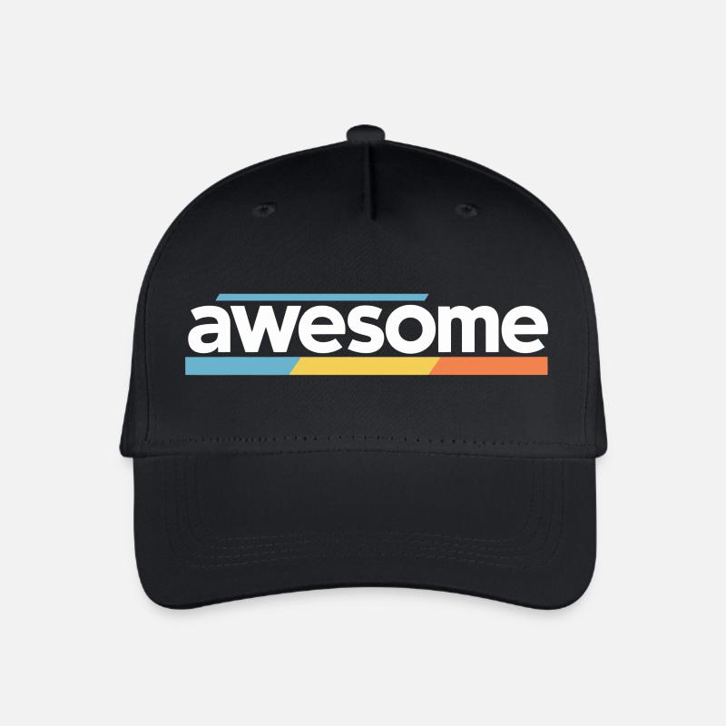 Conception typographique impressionnante - Casquette de baseball bio Enfant - noir