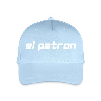 El Patron – Latino Style Print - Organic Kids’ Baseball Cap - light blue - Front