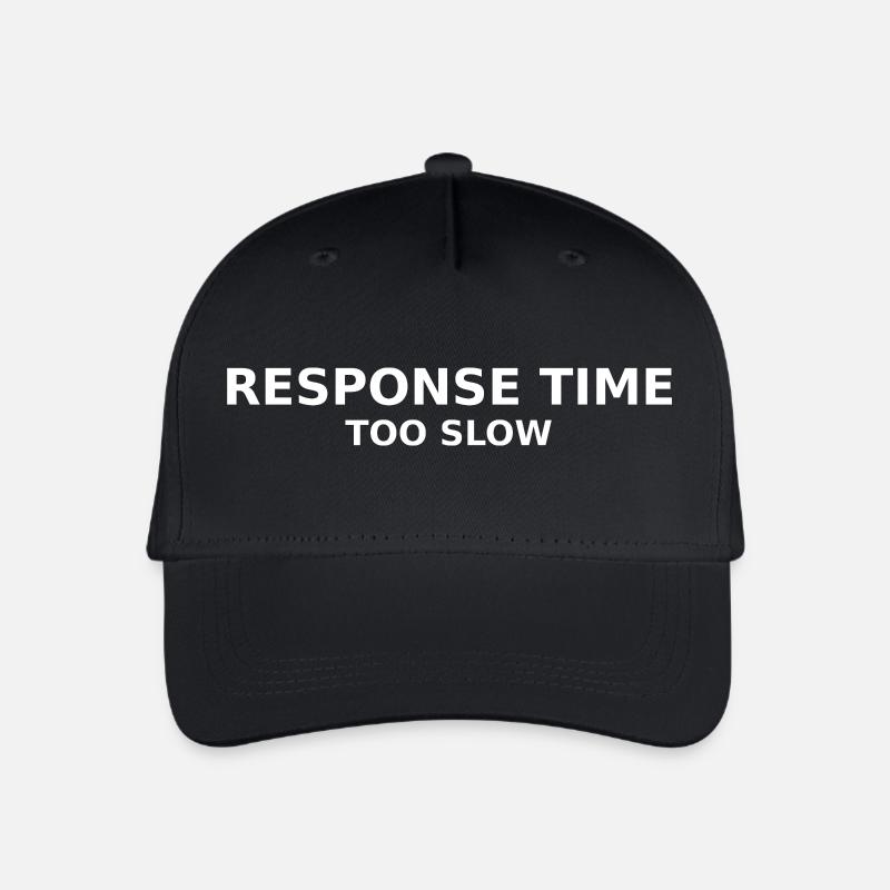 RESPONSE TIME TOO SLOW - Organic Kids’ Baseball Cap - black