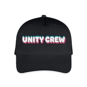 Unity Crew Graffiti Color Bubble - Organic Kids’ Baseball Cap - black - Front