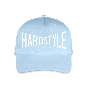 hardstyle musik tanzen disco platte deejay dj fame - Kinder Bio Basecap - Hellblau - Vorne