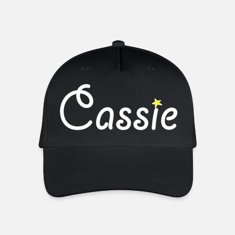 Cassie - Kinder Bio Basecap - Schwarz