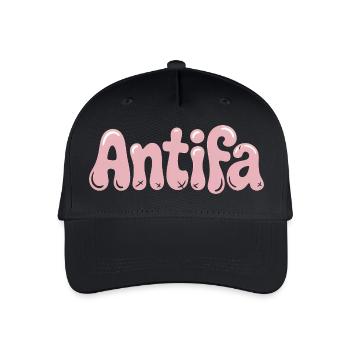 Antifa - Produits dérivés antifascistes - Casquette de baseball bio Enfant - noir - Devant