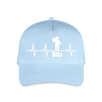 Heartbeat 80s Lovers - Organic Kids’ Baseball Cap - light blue - Front