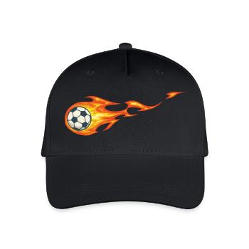 Feuerball - Kinder Bio Basecap - Schwarz - Vorne