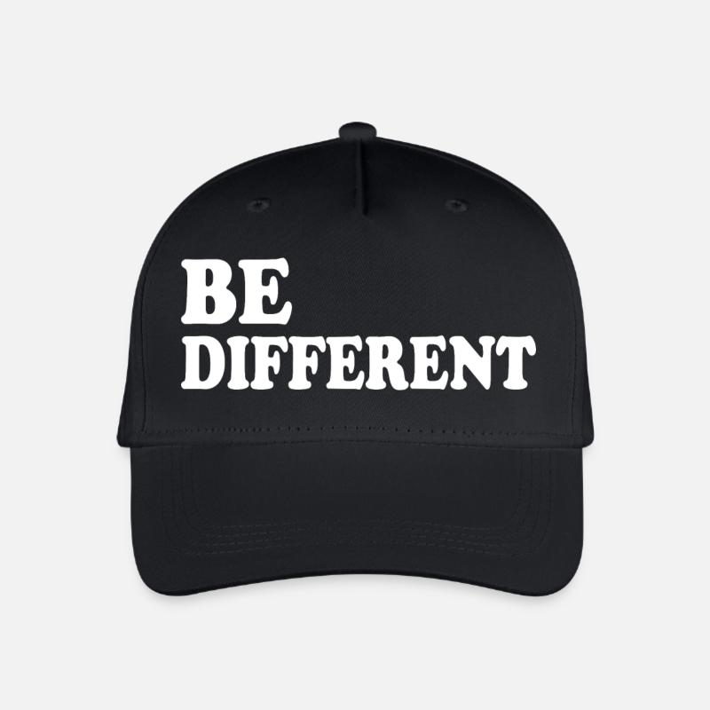 Be different - Kinder Bio Basecap - Schwarz