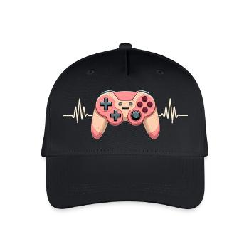 Gamer Video Games Console Gaming Birthday Gaming - Organic Kids’ Baseball Cap - black - Front