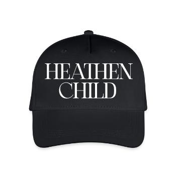 Enfant païen Esthétique Gothique Rebelle - Casquette de baseball bio Enfant - noir - Devant