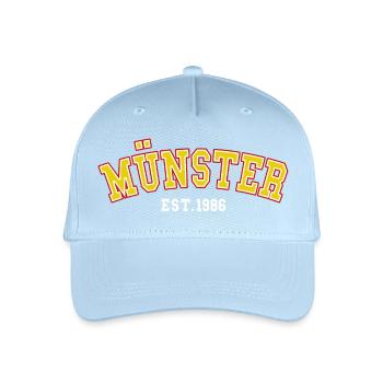 Münster Fondée en 1986 - Casquette de baseball bio Enfant - bleu clair - Devant
