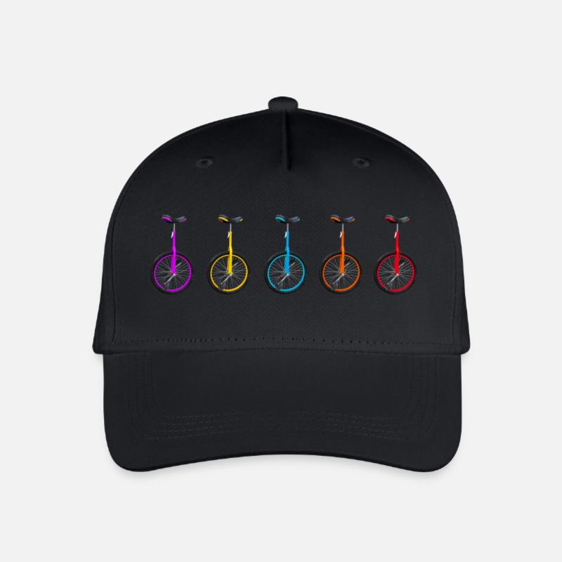 Unicycle Oneweel - Organic Kids’ Baseball Cap - black