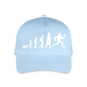 Lacrosse Evolution - Organic Kids’ Baseball Cap - light blue - Front