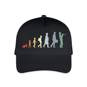 Trumpeter Life Cycle - Organic Kids’ Baseball Cap - black - Front