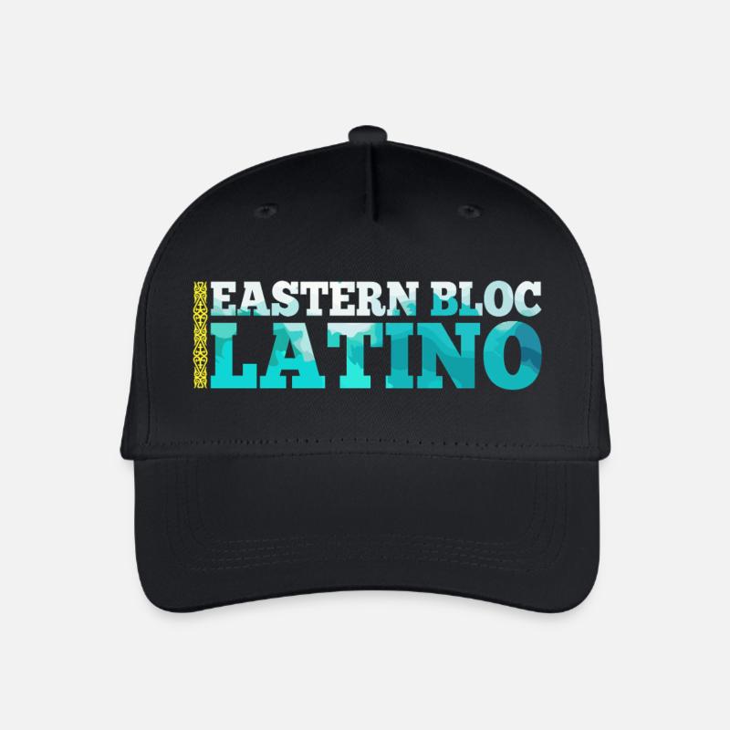 Ostblock Latino Kasache Kasachstan Geschenk - Kinder Bio Basecap - Schwarz