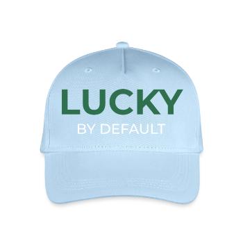 Chanceux par défaut - Casquette de baseball bio Enfant - bleu clair - Devant