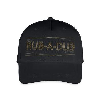 rubadub - Organic Kids’ Baseball Cap - black - Front