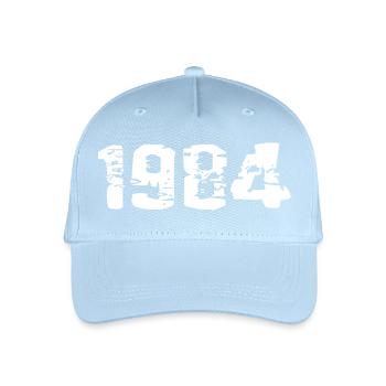 Year of birth - Organic Kids’ Baseball Cap - light blue - Front
