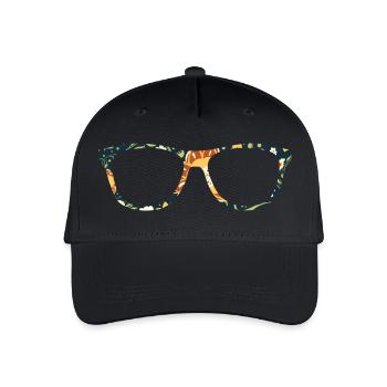 Lunettes - Casquette de baseball bio Enfant - noir - Devant