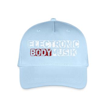 Electronic body music - Kinder Bio Basecap - Hellblau - Vorne