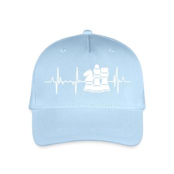 Chess Heart palpitations - Organic Kids’ Baseball Cap - light blue - Front