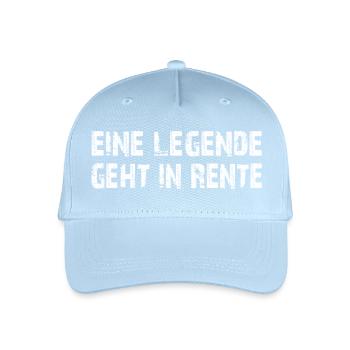 Endlich Rentner - Kinder Bio Basecap - Hellblau - Vorne