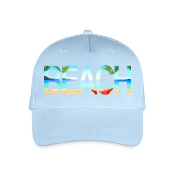 Beach - Kinder Bio Basecap - Hellblau - Vorne