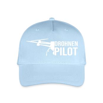 Drohnen Pilot - Kinder Bio Basecap - Hellblau - Vorne