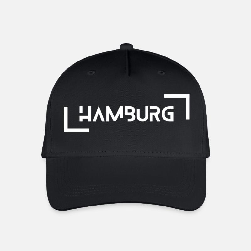 Hamburg - Kinder Bio Basecap - Schwarz