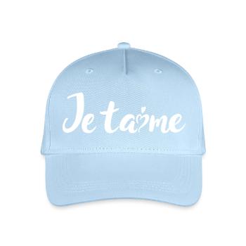 Ich liebe dich - Kinder Bio Basecap - Hellblau - Vorne